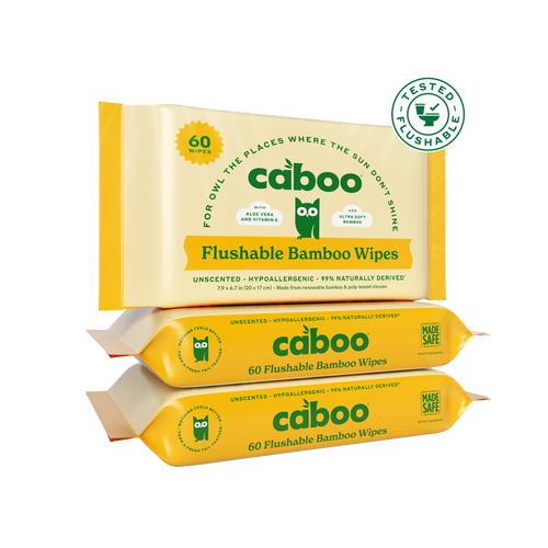 Bamboo Flushable Wipes